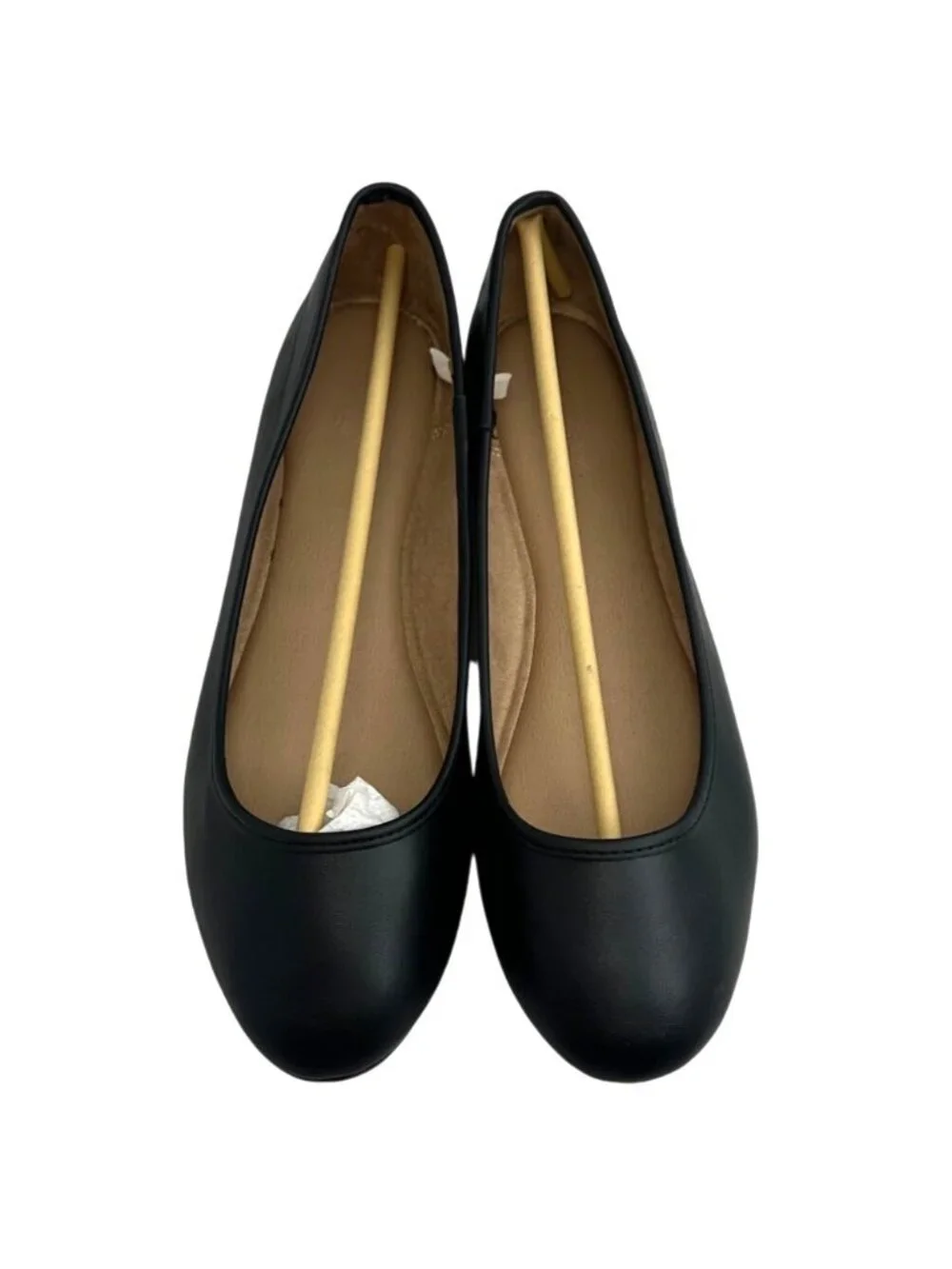 Universal Thread Everly Womens Memory Foam Black Flats Size 10
